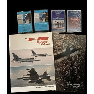 The F-16Fighting Falcon 1980 General Dynamics 1981 4 Air Force Band Cassettes